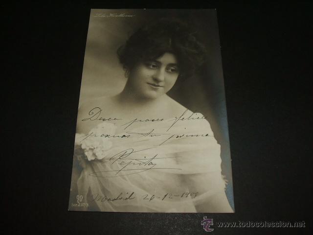 Postales: ACTRIZ LOLA HANTHORNE POSTAL 1907 - Foto 1