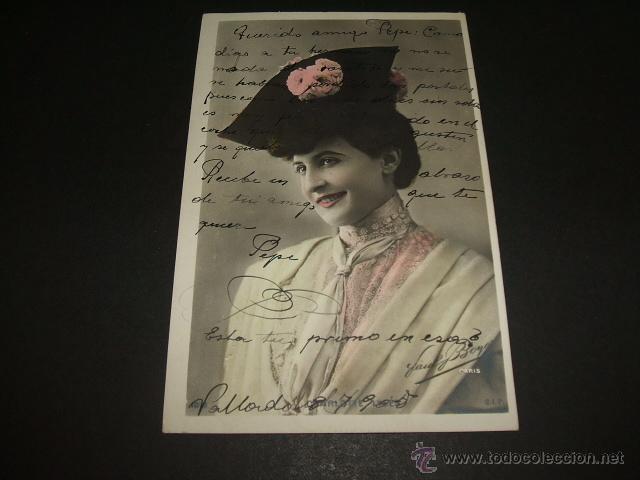 Postales: MUJER ELEGANTE POSTAL ANTIGUA - Foto 1