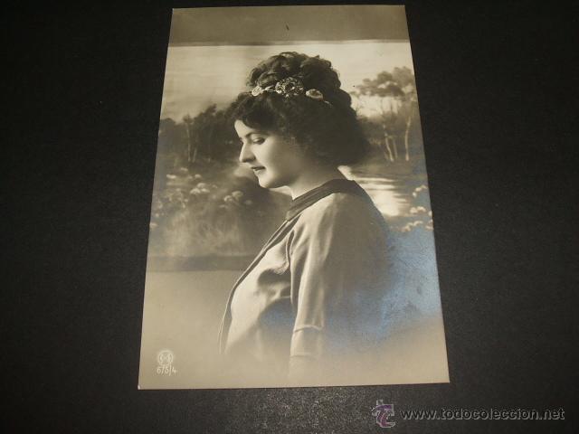 Postales: MUJER ELEGANTE POSTAL ANTIGUA - Foto 1
