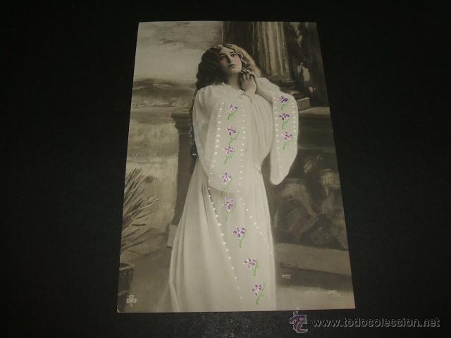 Postales: MUJER ELEGANTE POSTAL ANTIGUA - Foto 1