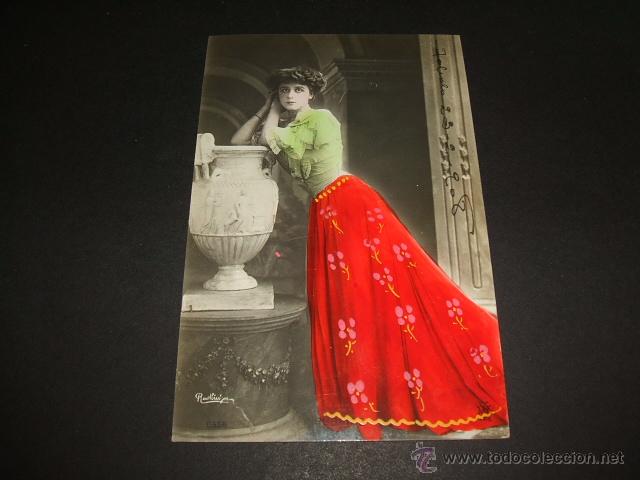 Postales: MUJER ELEGANTE POSTAL ANTIGUA - Foto 1