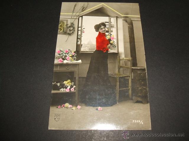 Postales: MUJER ELEGANTE POSTAL ANTIGUA - Foto 1