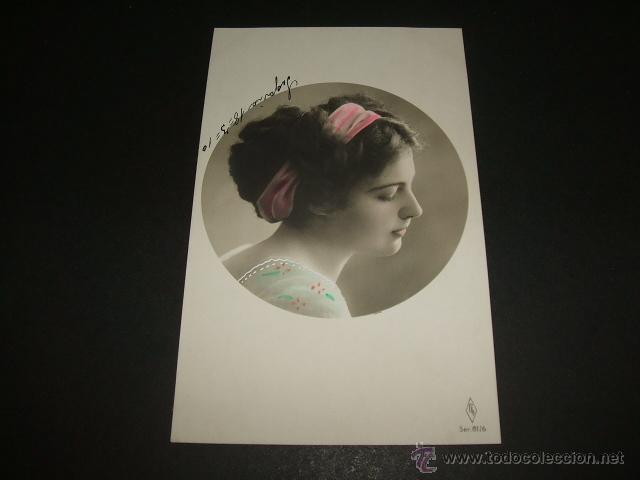 Postales: MUJER ELEGANTE POSTAL ANTIGUA - Foto 1