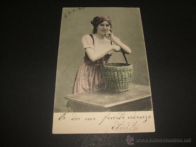 Postales: CAMPESINA POSTAL ANTIGUA - Foto 1