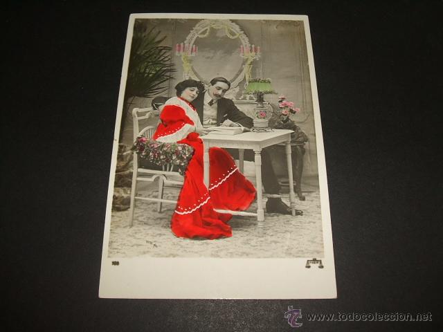 Postales: PAREJA POSTAL ANTIGUA - Foto 1
