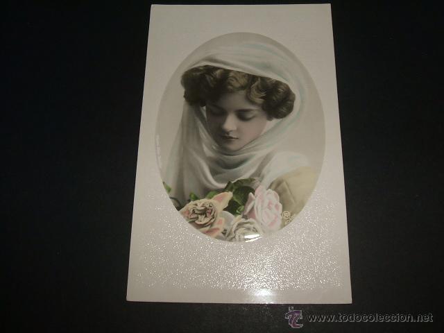Postales: MUJER ELEGANTE POSTAL ANTIGUA - Foto 1