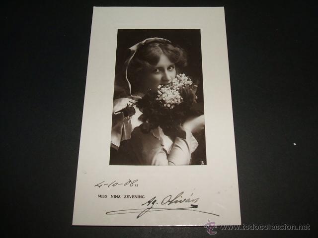 Postales: MUJER ELEGANTE POSTAL ANTIGUA - Foto 1