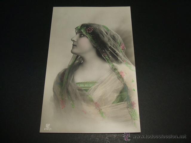Postales: MUJER ELEGANTE POSTAL ANTIGUA - Foto 1