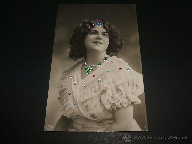 Postales: MUJER ELEGANTE POSTAL ANTIGUA - Foto 1