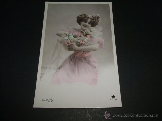 Postales: MUJER ELEGANTE POSTAL ANTIGUA - Foto 1