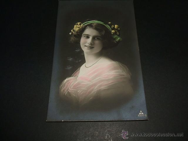 Postales: MUJER ELEGANTE POSTAL ANTIGUA - Foto 1