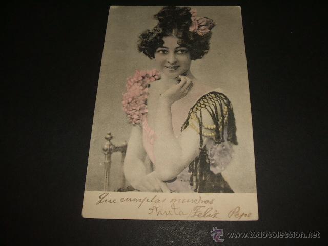 Postales: DAMA ELEGANTE POSTAL ANTIGUA - Foto 1