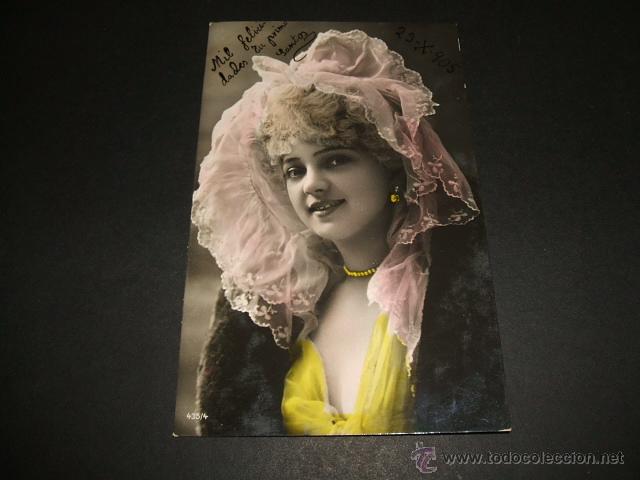 Postales: MUJER ELEGANTE POSTAL ANTIGUA - Foto 1