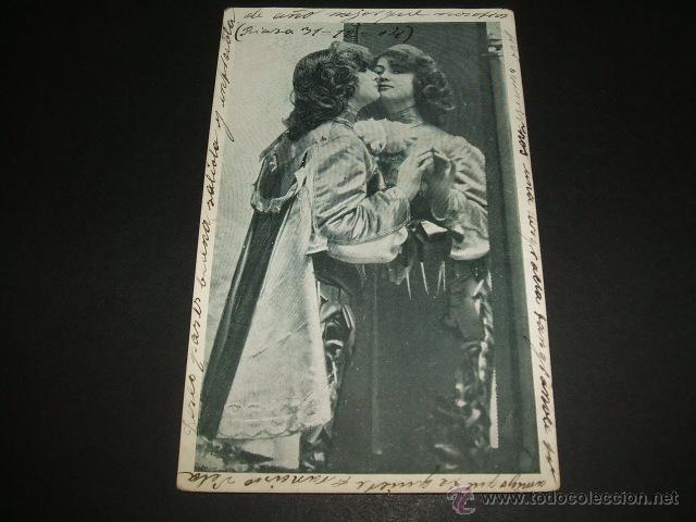 Postales: MUJER ANTE EL ESPEJO POSTAL 1904 - Foto 1