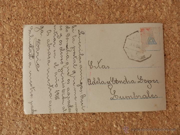 Postales: fot postal mujer de epoca circulada - Foto 2
