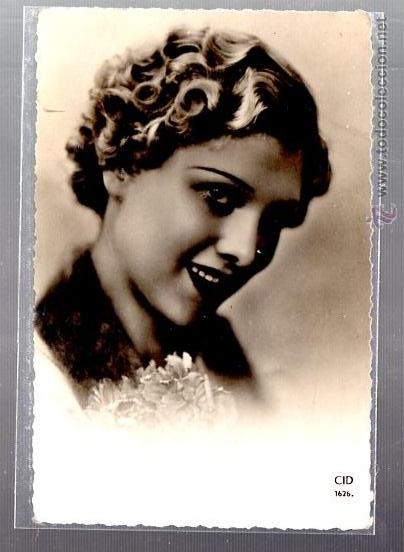 Cartoline: TARJETA POSTAL DE GALANTES Y MUJERES. FOTO DEL ROSTRO DE UNA BELLA MUJER. CID. 1626.