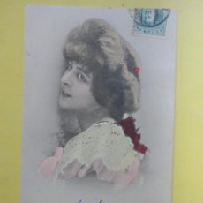 Cartes Postales: POSTAL ANTIGUA. MUJER. FECHADA EN 1903. Lote 52653051