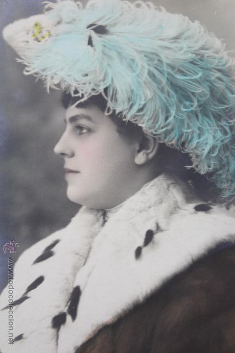 Postkarten: P-3786. POSTAL COLOREADA DE LA ACTRIZ JOLLY DOLLY. PRIMERA DECADA SIGLO XX.