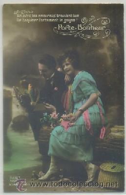 Postais: POSTAL DE PAREJA. PORTE-BONHEUR    P-PAREJAS-126