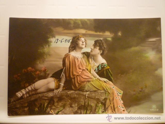Postais: POSTAL ROMANTICA COLOREADA. ED.RPH 4752/2. ESCRITA 1915.