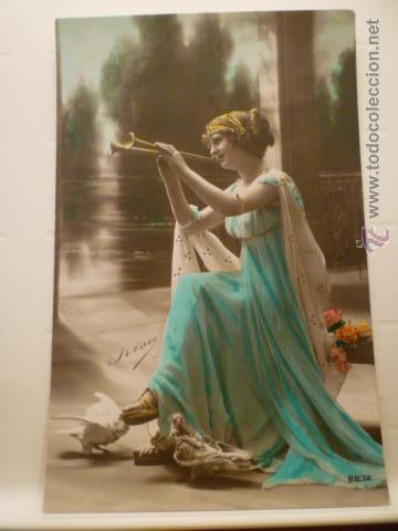 Postkarten: POSTAL ROMANTICA ED. IRISA 2832. ESCRITA 1913.