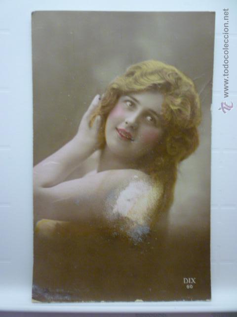 Postkarten: POSTAL ROMANTICA COLOREADA. ED. DIX 60. SIN ESCRIBIR.