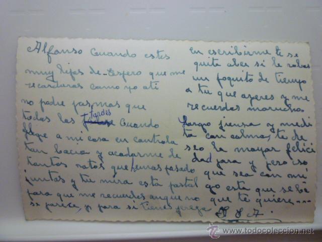 Postales: FOTO POSTAL ROMANTICA. ESCRITA. - Foto 2