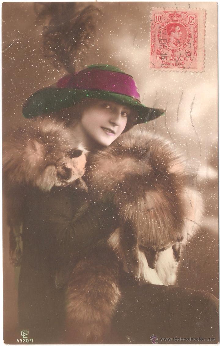 Postales: SE&Ntilde;ORITA 1910. Buen estado