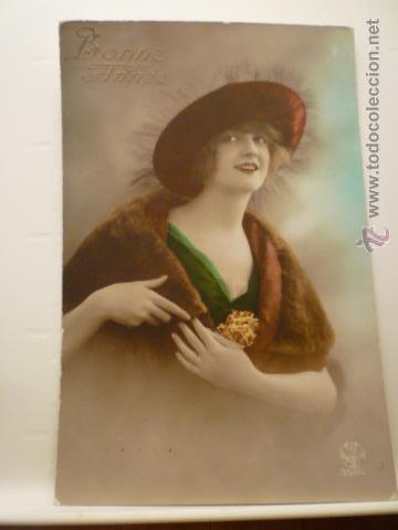 Postais: POSTAL ROMANTICA COLOREADA. ED. NOYER 3526. CIRCULADA 1920.