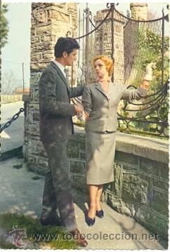 Cartoline: 7-romantica36. Postal Pareja junto a una verja