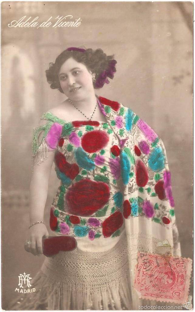 Postales: ADELA DE VICENTE 1913