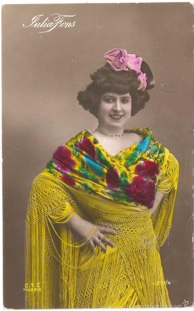 Postales: JULIA FONS 1912