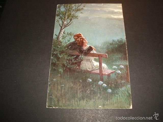 Postales: PAREJA AL ATARDECER POSTAL - Foto 1