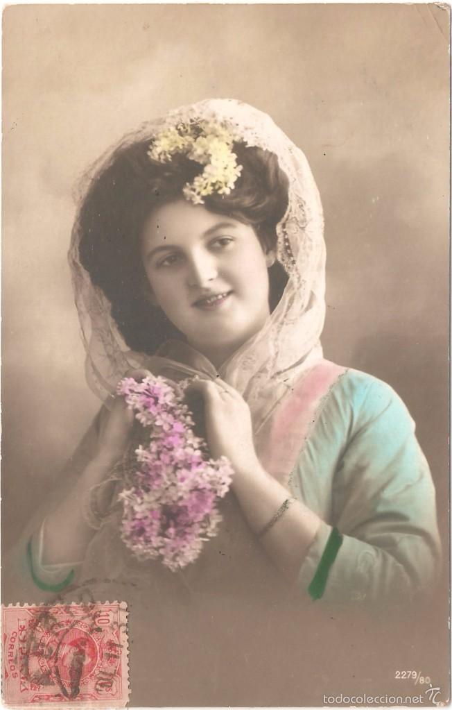 Postales: SE&Ntilde;ORITA 1911. Buen estado