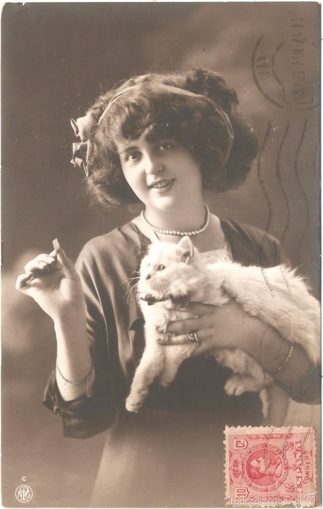 Postales: SE&Ntilde;ORITA 1911. Buen estado
