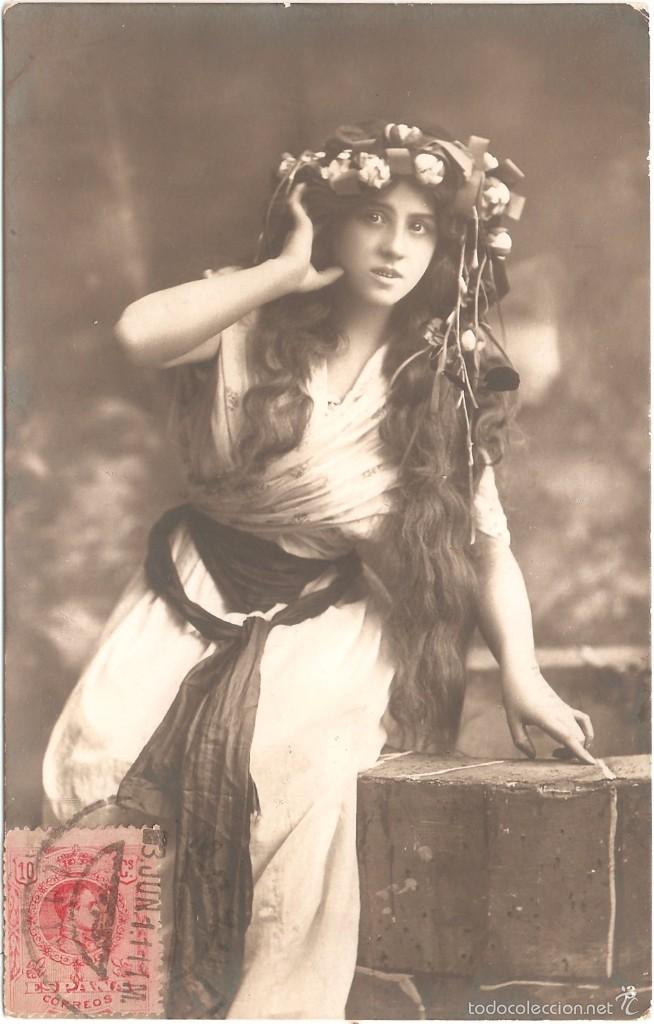 Postales: SE&Ntilde;ORITA 1911. Buen estado