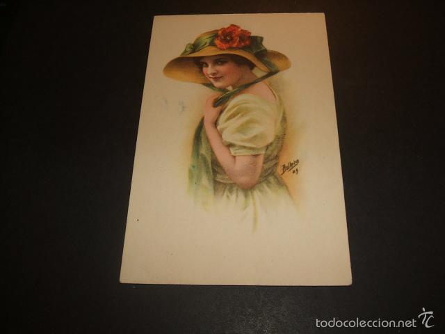 Postales: MUJER ELEGANTE POSTAL 1918 - Foto 1