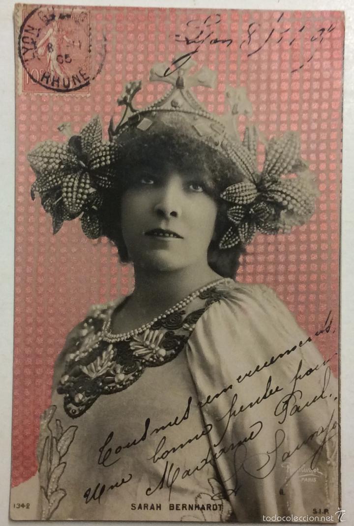 Postales: SARAH BERNHARDT. CUPLETISTA, ACTRIZ, - Foto 1