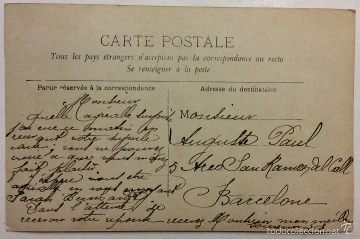 Postales: SARAH BERNHARDT. CUPLETISTA, ACTRIZ, - Foto 2