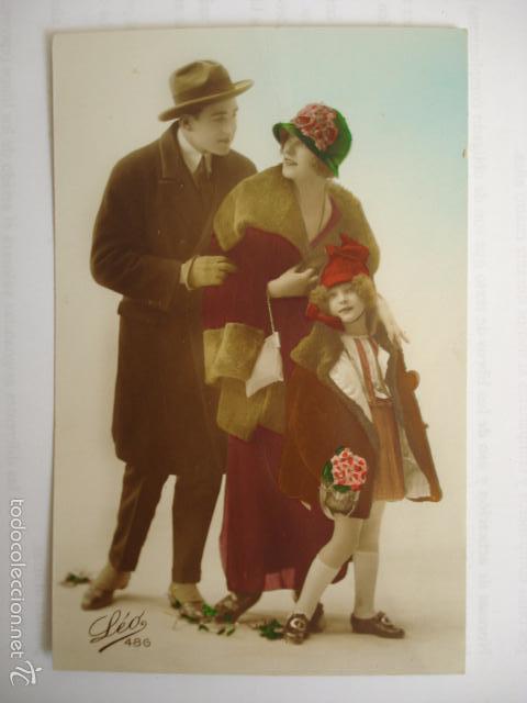 Cartoline: POSTAL ROMANTICA. ED. LEO 486. SIN CIRCULAR.