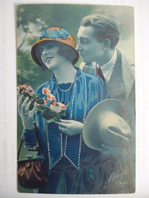 Cartoline: POSTAL ROMANTICA. ED. BLEUET 297. ESCRITA.