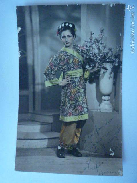 Cartoline: FOTO POSTAL ROMANTICA COLOREADA.