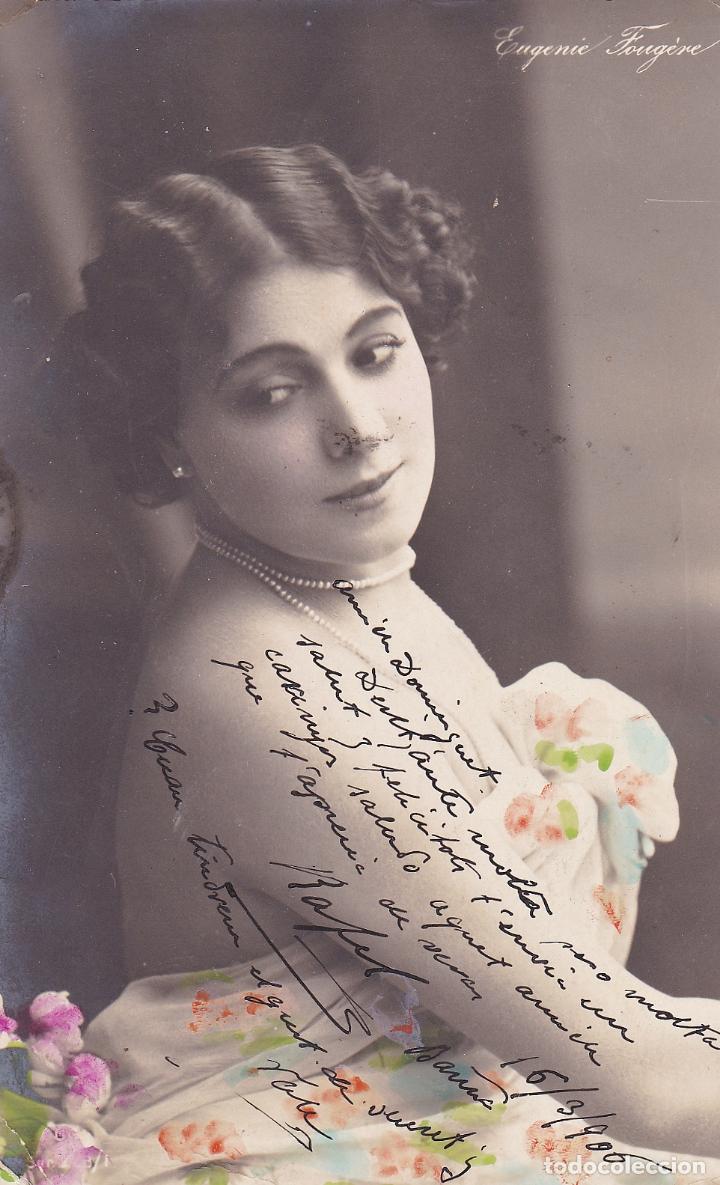 Postais: EUGENIE FOUGERE. CIRCULADA A ARGENTINA. 1906.