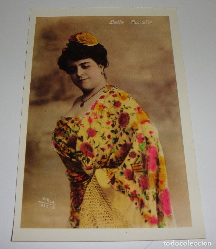 Postales: POSTAL ART NOUVEAU. BELLA PORTE&Ntilde;A.