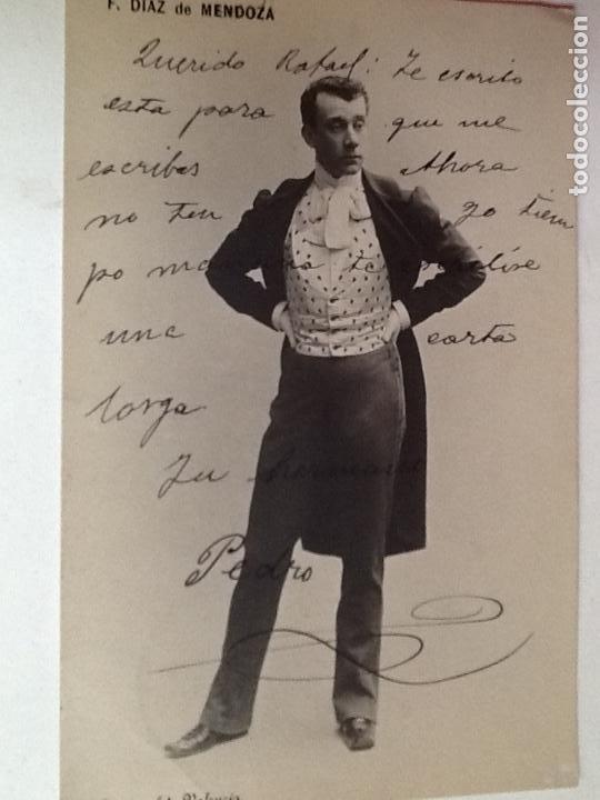 Postais: T. POSTAL DE PRINCIPIOS DE SIGLO. F. D&Iacute;AZ DE MENDOZA