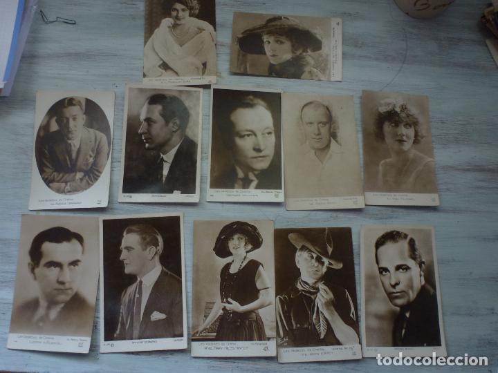 Cartoline: Lote de doce postales. Les vedettes de Cinema.