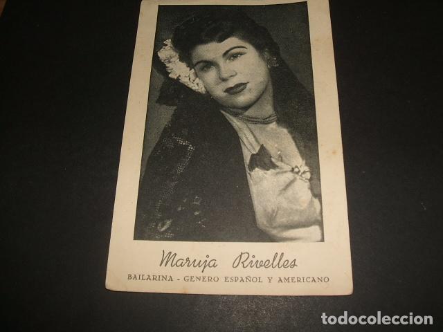 Postales: MARUJA RIVELLES ARTISTA - Foto 1