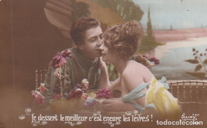 Postales: Postal romantica escrita en 1919 - Foto 1