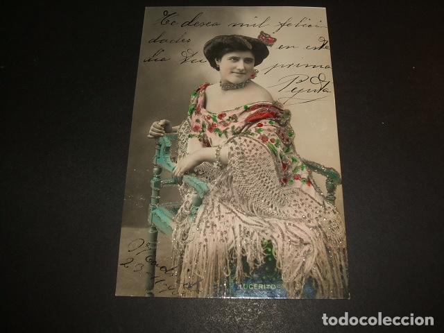 Postales: LUCERITO ACTRIZ CUPLETISTA ESPA&Ntilde;OLA POSTAL - Foto 1