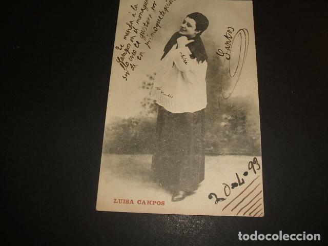 Postales: LUISA CAMPOS ACTRIZ CUPLETISTA ESPA&Ntilde;OLA POSTAL - Foto 1